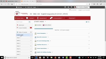 Navigating the course video