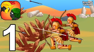 Stickman History Battle - Gameplay Walkthrough Part 1 Stick War Army Commander Battle (iOS,Android) screenshot 5