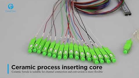 G657A1 Fiber Optic PLC Splitter 1 X 32 Mini Type With SC UPC Connector