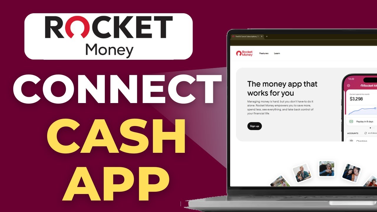 Cash Rocketship How to Connect Cash App to Rocket Money - YouTube