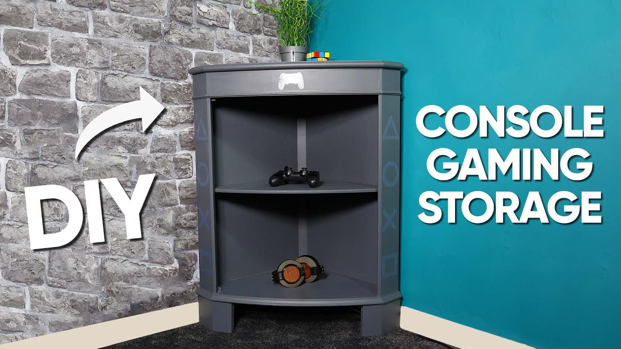 DIY Console Gaming Storage Solution | Trash To Cash Ep. 1 - YouTube