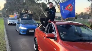 KERA SAKTI, 77, KORK Gas Car Hit Flag Around Australia But PSHT They Did Not Call Together