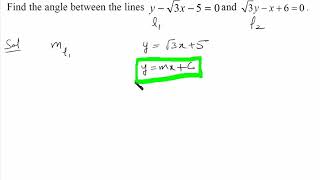 Angle between two lines | Q01 | Class 11th [Hindi] by VEDSSK 7 views 1 year ago 4 minutes