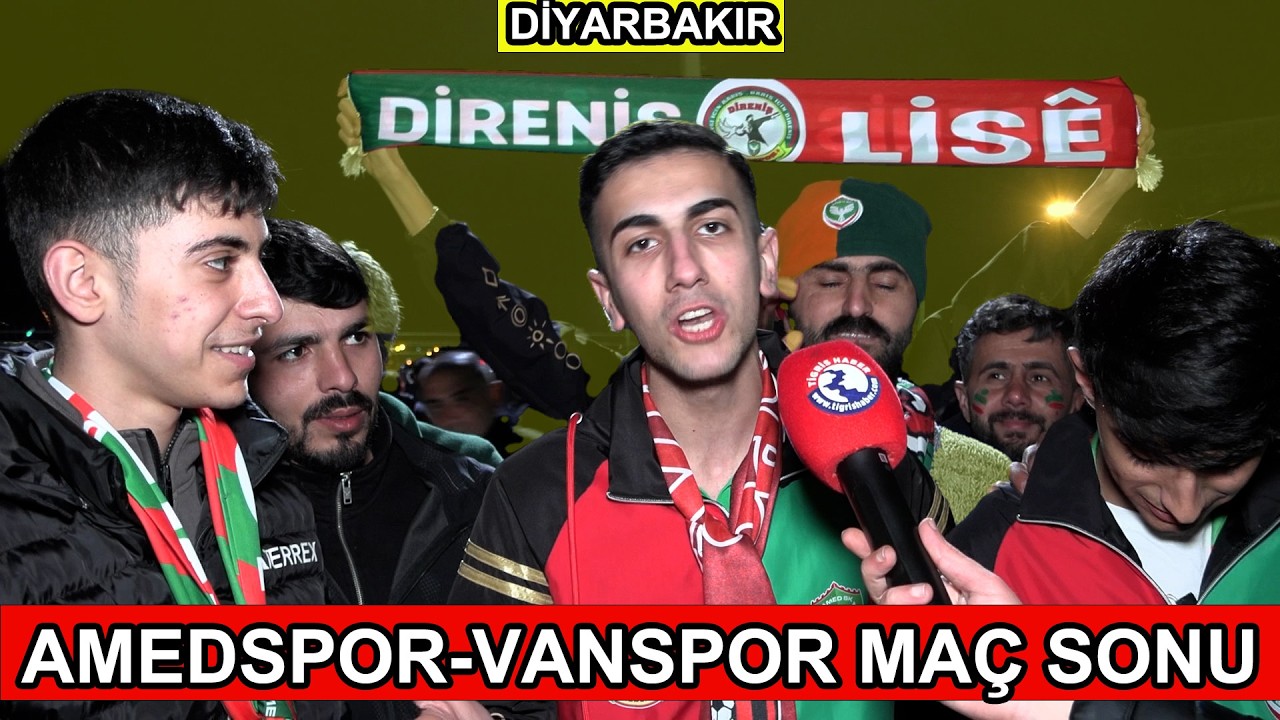 AMEDSPOR-VANSPOR MAÇ SONU TARAFTARLARIN YORUMLARI.