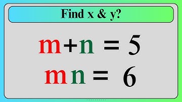 Nice Algebra Math Simplification | Find the Value of m & n !