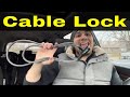 Master Lock 6 Foot Keyed Cable Lock Review-Strong And Long