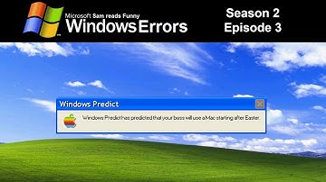 Microsoft Sam reads Funny Windows Errors - Season 2 Episode 3