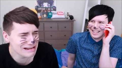 pinof 8 but everytime dan looks at phil the asmr bee movie plays