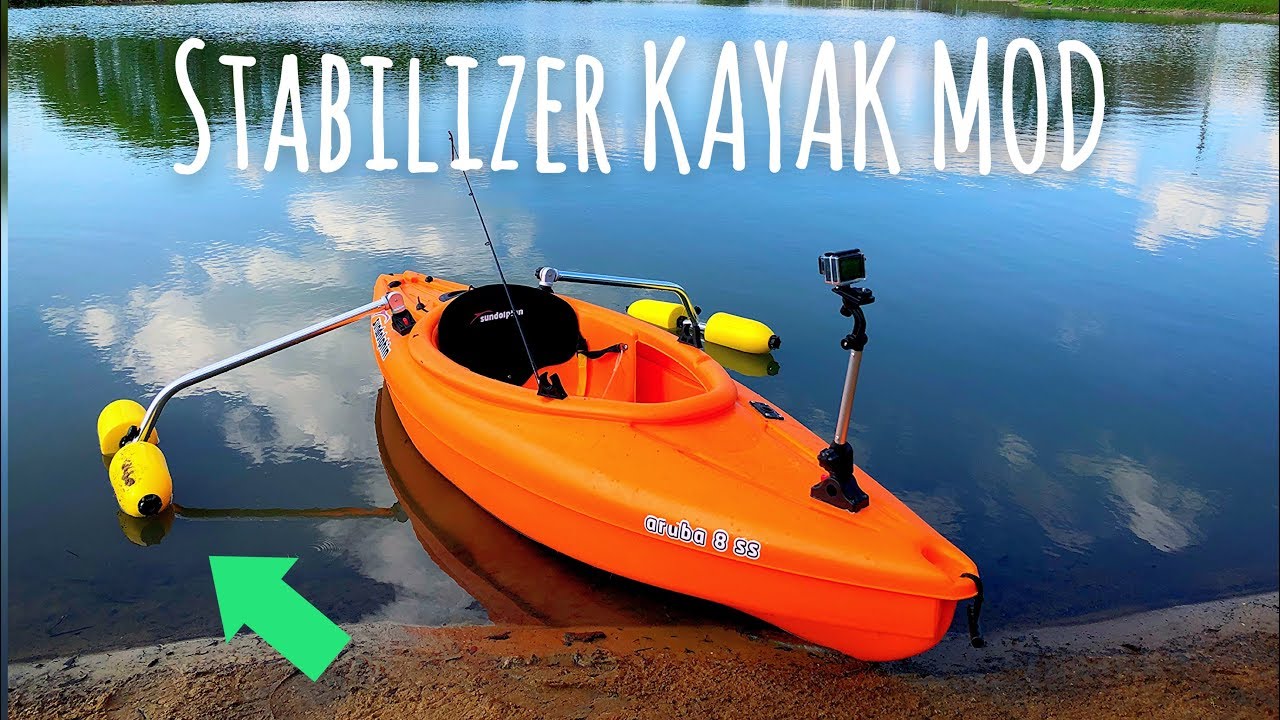 Brocraft Stabilizers  DIY Fishing Kayak Setup 