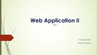 CBSE Web Application Class 12,IT - Introduction and syllabus