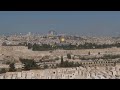 Jerusalem skyline and Al Aqsa complex during Friday prayers amid increasing regional tensions