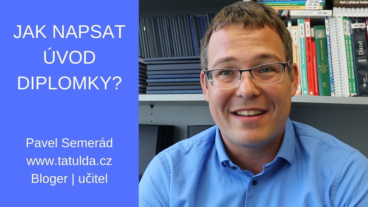 Jak napsat úvod diplomky?