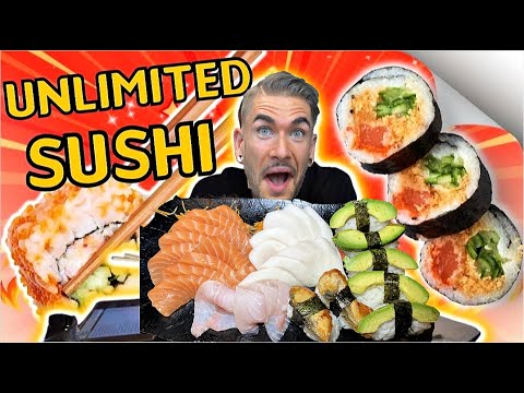 200 PIECE ALL YOU CAN EAT SUSHI CHALLENGE VS PRO EATER | DESTROYING HUNDREDS of SUSHI | Sushi Buffet