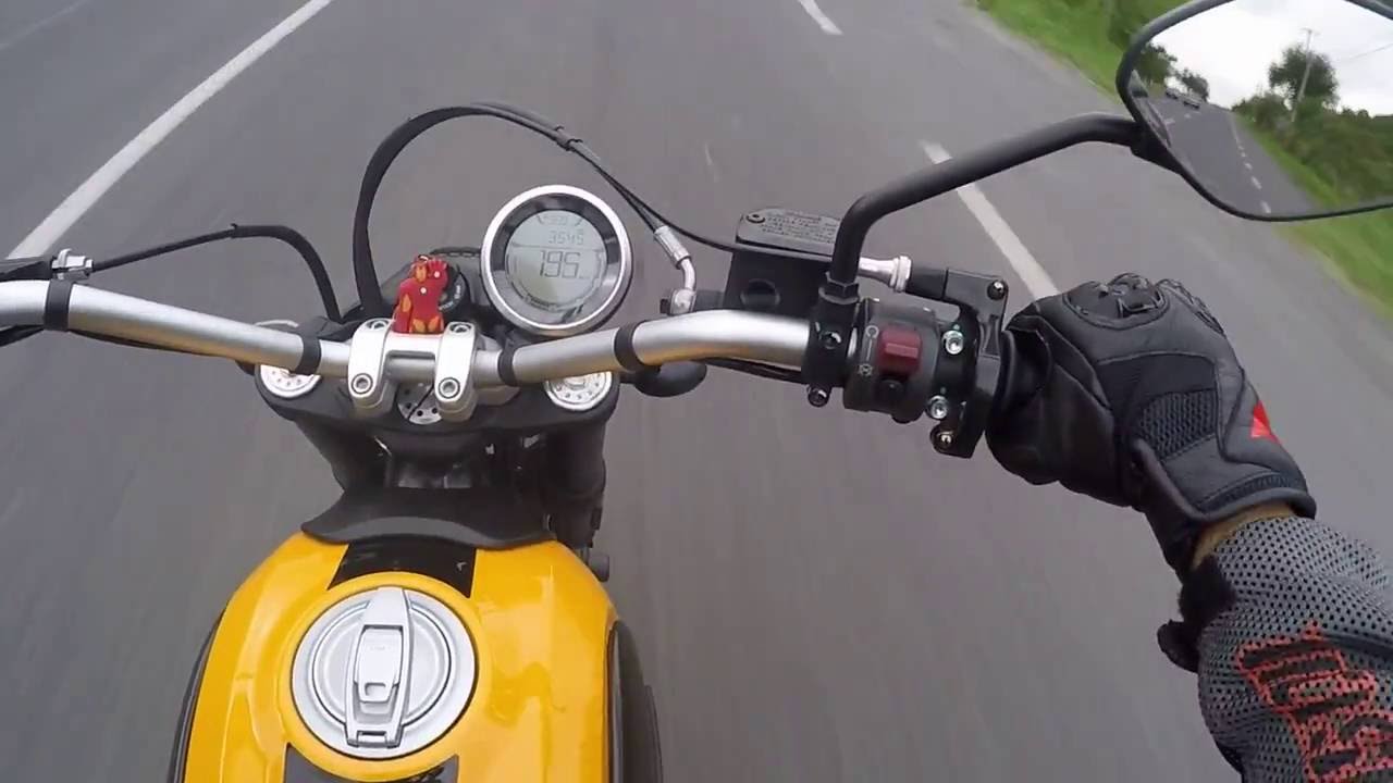 Ducati Scrambler TOP SPEED (197 KM x H) - YouTube