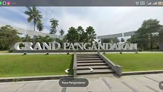 hyperlapse. || pantai pangandaran x Google maps