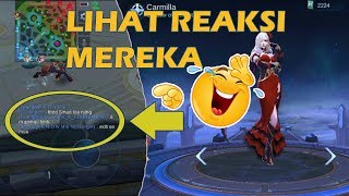 PERTAMA KALI SOLO RANK PAKAI HERO CARMILLA AUTO DIBACOTIN GUYS