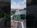 Gangotri Solar Massive PV Module Washing ...... #construction #solargovermentscheme #automobile