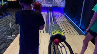 Mini bowling. Dave.  Busters. 8/22/20