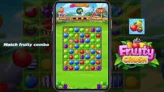 Fruity Crush - Fruity Match #candycrush #candy #candycrushsaga  #match3  #puzzle #puzzlegame #game screenshot 4