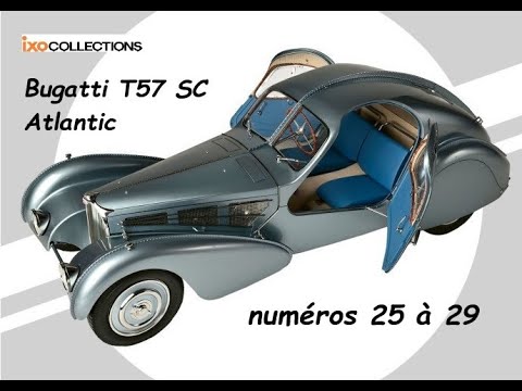 Assemble the Bugatti Type 57SC Atlantic Ixo Collections 1/8 scale