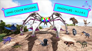 Ark - Dinosaur Color Regions - H - I - J - K - L - Dinosaurs - YouTube