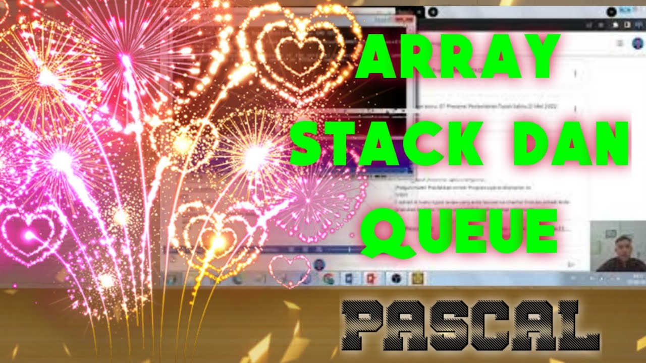 ARRAY STACK DAN QUEUE PASCAL - YouTube