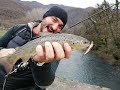 Форель, ловля в горных реках Абхазии 2018