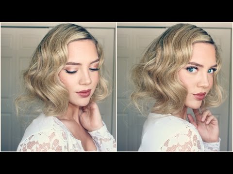 Great Gatsby Faux Bob || 1920s Inspired Hair