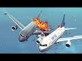 Airplane Crashes & Shootdowns #36 Feat. Boeing 767 vs KC-46 Pegasus Midair Collision | Besiege