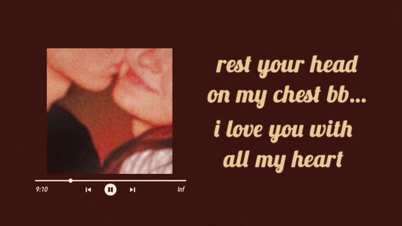 [asmr] ~ rest on your boyfriend's chest...[m4f][kisses][cuddles][TV sounds]