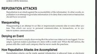 Details IS- Internet Security-BE IT- Repudiation Attacks Update