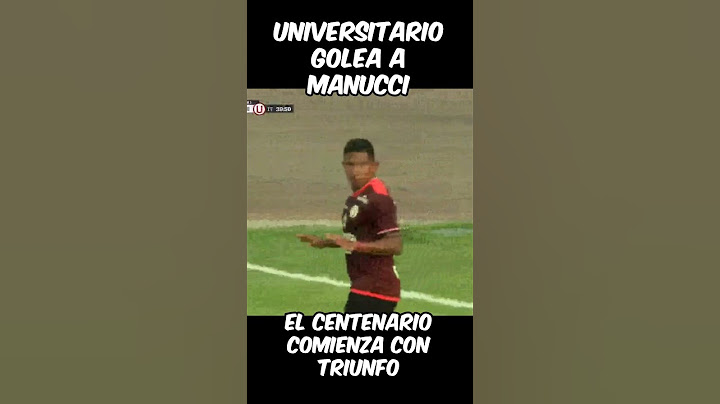 ¡EL CAMPEÓN GOLEA EN SU DEBUT! #shorts #futbolperuano #selecciónperuana #universitario #manucci #gol