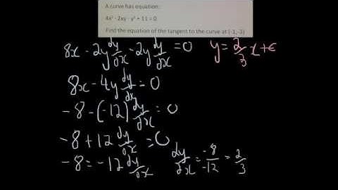 Maths Mistakes - Implicit Differentiation