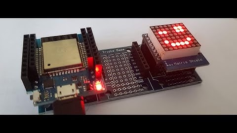 Wemos D1Mini 8x8 Matrix