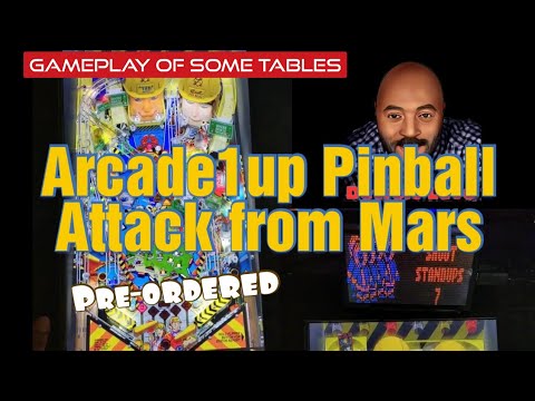 Arcade1up Attack from Mars Pinball Cabinet Pre-ordered and VPX Gameplay of tables on it. from Detroit Love