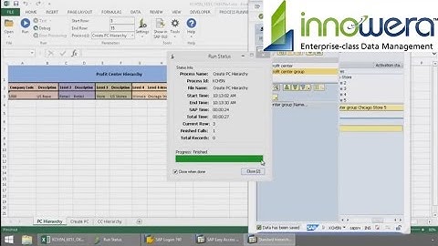 KCH5N - Change Standard Hierarchy From Excel