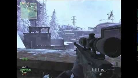 MW3 Across Map No Scope Wall Bang