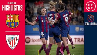 RESUMEN I Semifinal (vuelta) I FC Barcelona 2-1 Athletic Club I Copa de La Reina 23-24