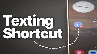 How to Text Someone from Home Screen on Samsung Galaxy (New Shortcut) screenshot 4