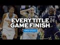 Final seconds from every March Madness women’s title game (1982-2022)