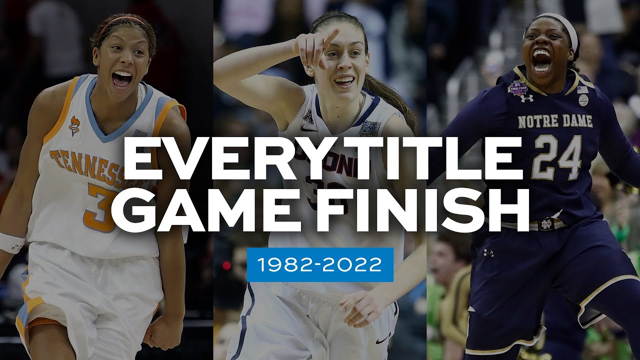 Final seconds from every March Madness women’s title game (1982-2022)