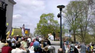 Tax Day Tea Party Protest Madison WI Viki McKenna WISN