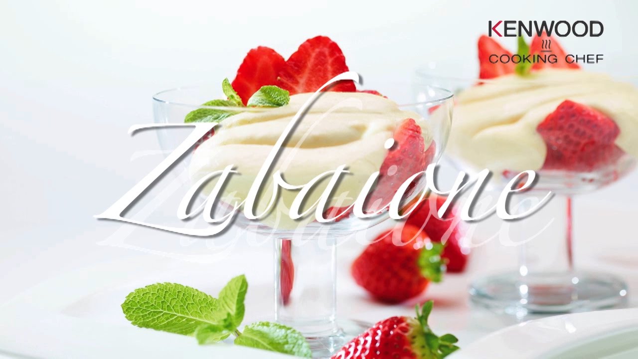 Zabaione Rezept, Kenwood Cooking Chef