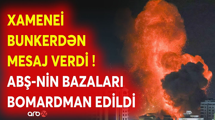 SON DƏQİQƏ! ABŞ BAZALARI BOMBALANDI - Xamenei BUNKERDƏN MESAJ VERDİ - AÇIQ MÜHARİBƏ BAŞLADILIR...