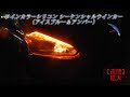 ツインカラーシリコンシーケンシャルウインカー（アイスブルー＆アンバー）