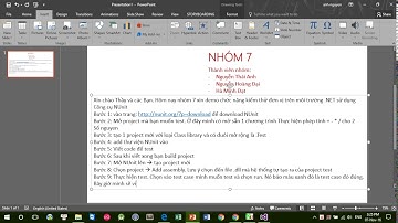 [NHÓM 7] - Demo Kiểm thử đơn vị bằng NUnit