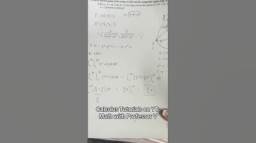 Gorgeous Calculus Exam! Calculus Tutorials on #mathwithprofessorv #calculusvideos #integration