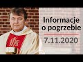 Ostatnie pożegnanie o. Kazimierza Kubackiego | 07.11.2020 | Informacje