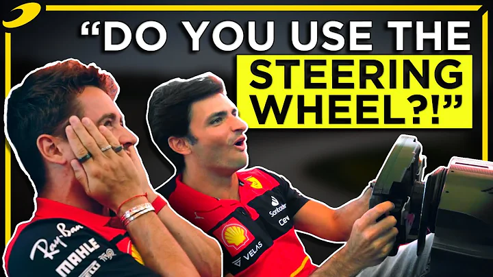 Charles Leclerc and Carlos Sainz Take On Our Sim C...