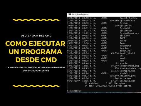 Vídeo: Com Executar Un Programa A DOS